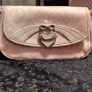 Juicy Couture Pink Heart Crossbody Bag